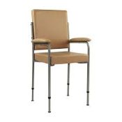 RRP £180 Like New Orthopaedic Chair In Cream/Brown