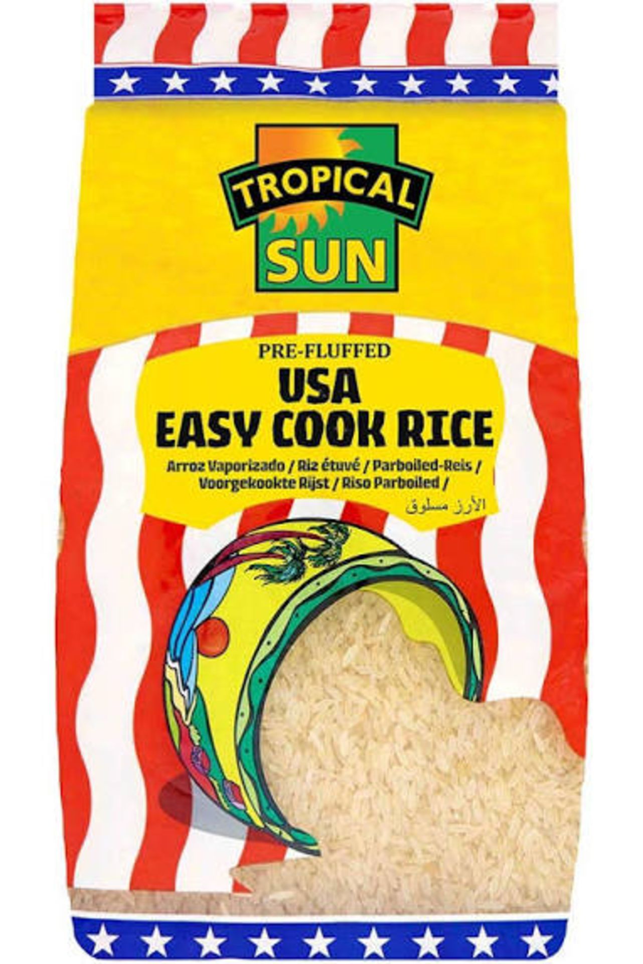 RRP £160 X8 Bags Of Tropical Sun USA Easy Cook Rice BBE -Oct 23