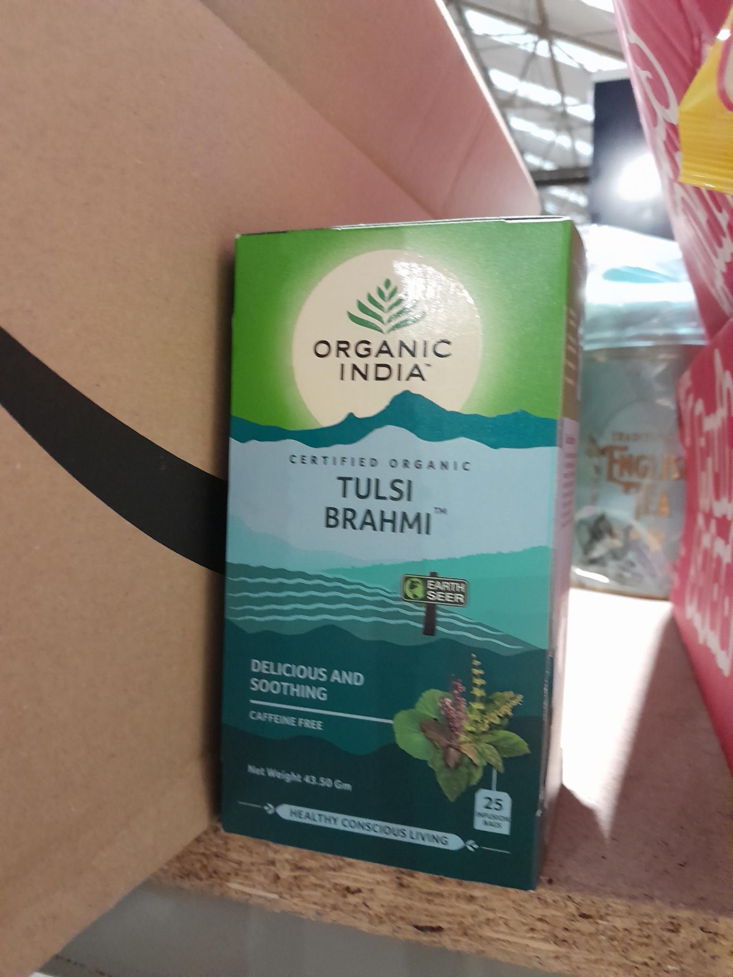 RRP £305 X51 Boxes Organic India Tutsi Brahma Caffeine Free BBE-24.9.23 - Image 2 of 2
