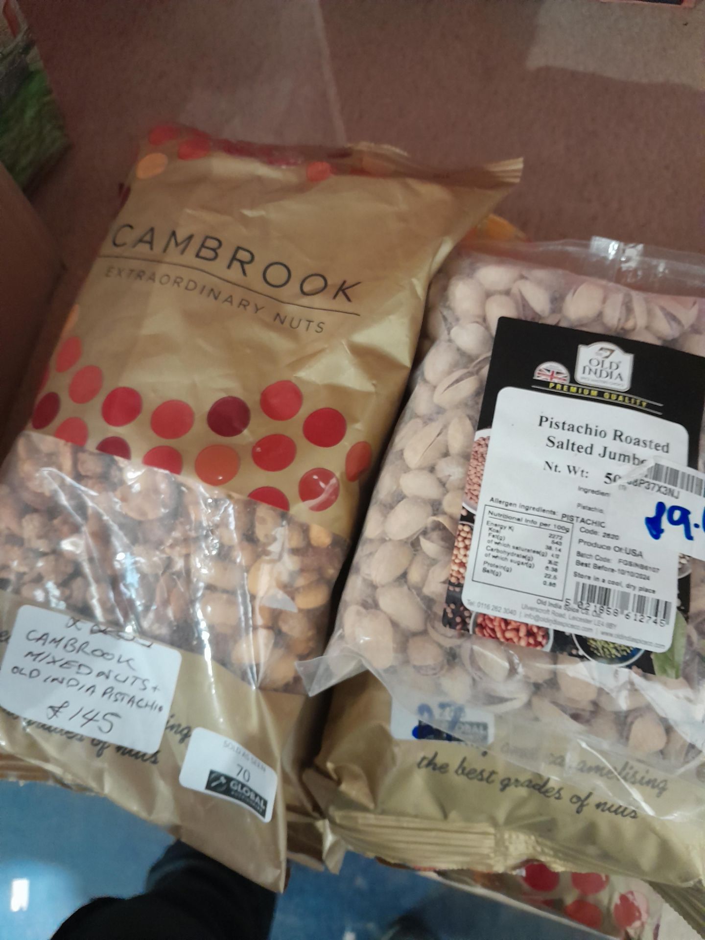 RRP £145 Cambrook Mixed Nuts BBE-4.4.23 & Old India Pistachio - Image 2 of 2