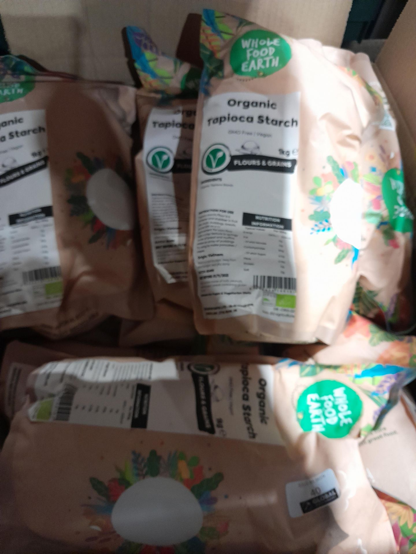 RRP £170 X20 Whole Earth Food Organic Tapioca Starch 1Kg BBE-1.11.23 - Image 2 of 2