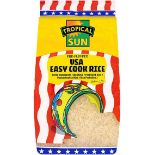 RRP £140 X7 Bags Of Tropical Sun USA Easy Cook Rice BBE -Oct 23