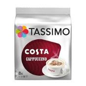 RRP £200 Tassimo Assortment Including Costa Cappuccino 5X280G BBE 22/11/23