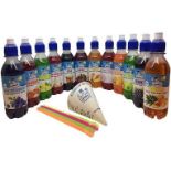 RRP £150 6 Boxes Of Snow Cone Kits Assorted Flavours With Straws & Cones BBE -Sep 24