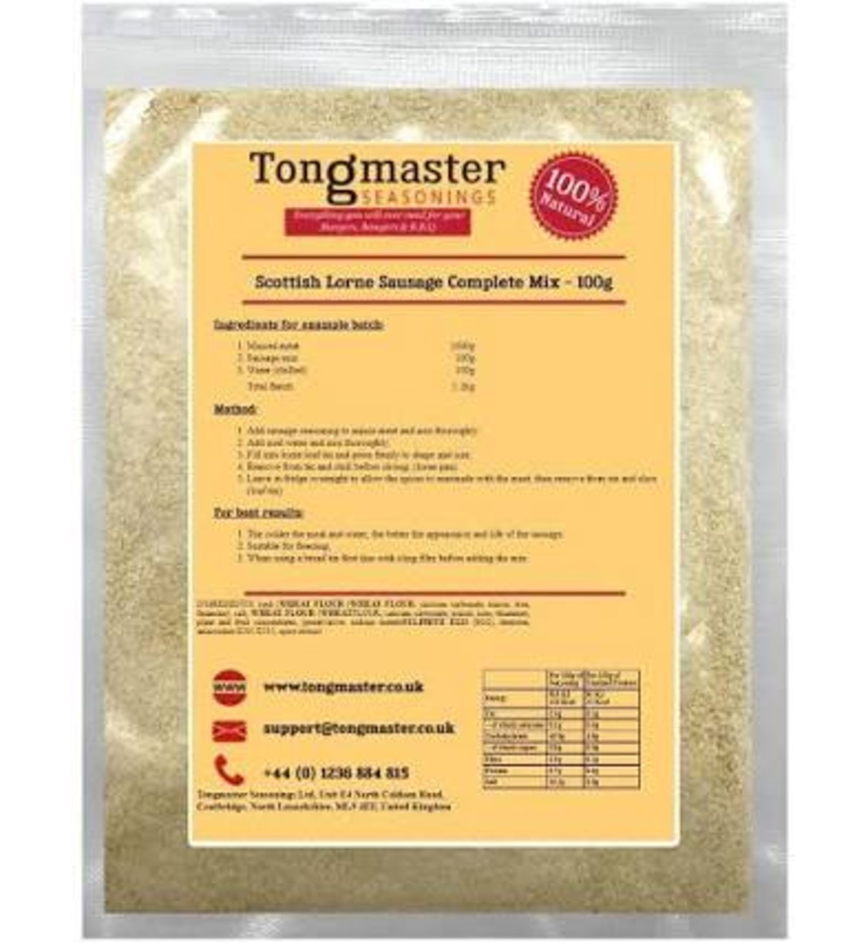 RRP £195 Assorted Lot To Contain Tongmaster Seasonings 500G BBE -July 23