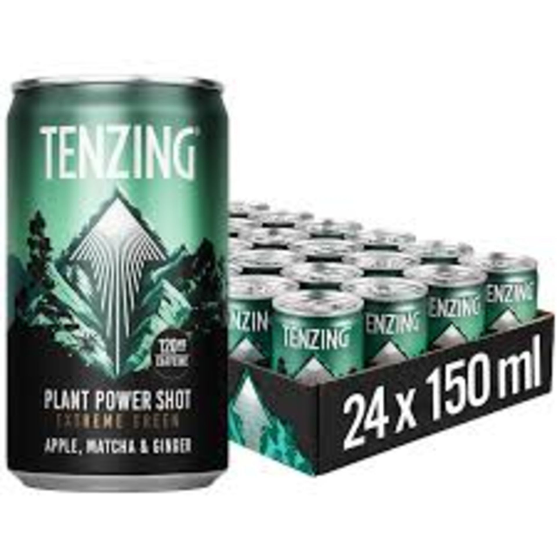 RRP£385 X9 Packs Tenzing Plant Extreme Green Drink 24X150Ml Bb 05/23 - Image 2 of 2