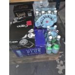 RRP £210 Lot Contains Assorted Water Products Kano Sparkling Spring Water 24X330Ml Bbe 27/06/25