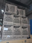 RRP £150 X8 Boxes Mcvities Toasting Waffles 10X8 Waffles Bb 12/23