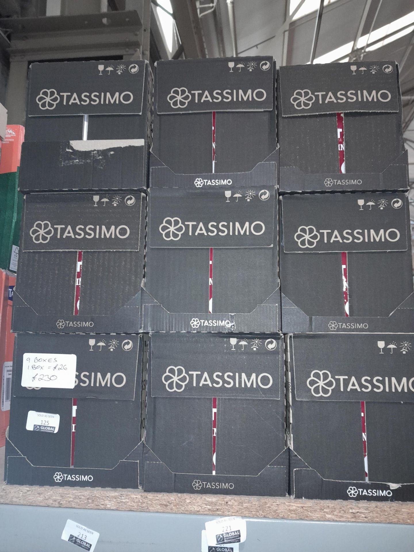 RRP £230 X9 Boxes Tassimo Variety Packs 5X344G Bbe-24/10/23