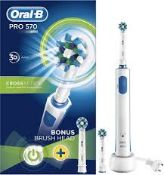 RRP £130 Lot To Contain X2 Items Including- Oral B Pro 1 570