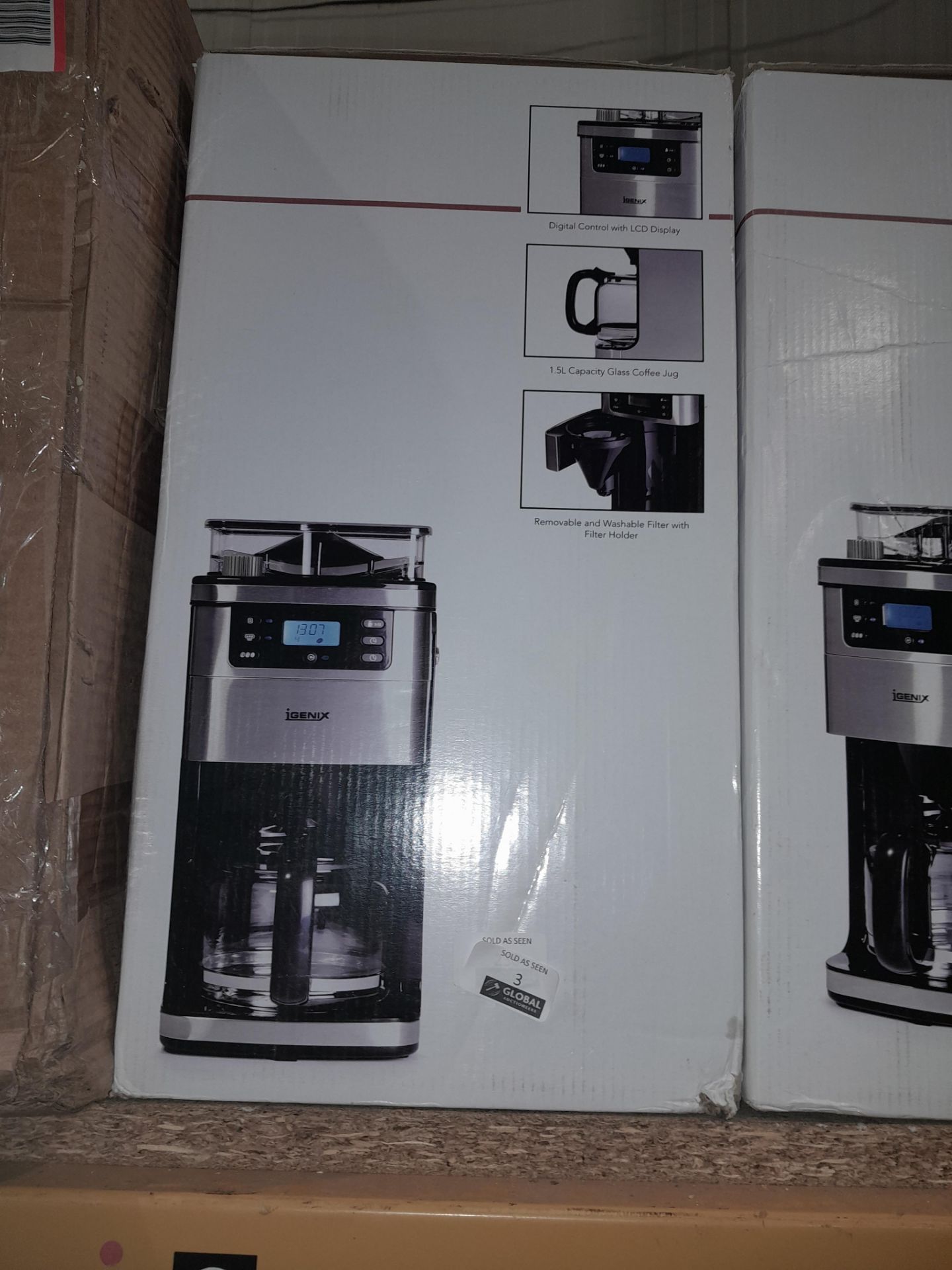 RRP £150 Brand New Igenix Digital Coffee Machine, Ig8225 - Image 2 of 2