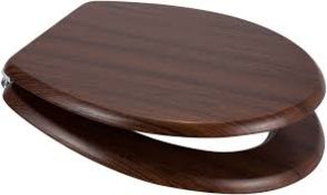 RRP £150 Assorted Items Including X3 Mdf Toilet Seats In Dark Brown(Cr1)
