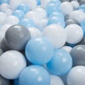 RRP £120 Brand New Balls For Ballpit, Grey/White/Blue