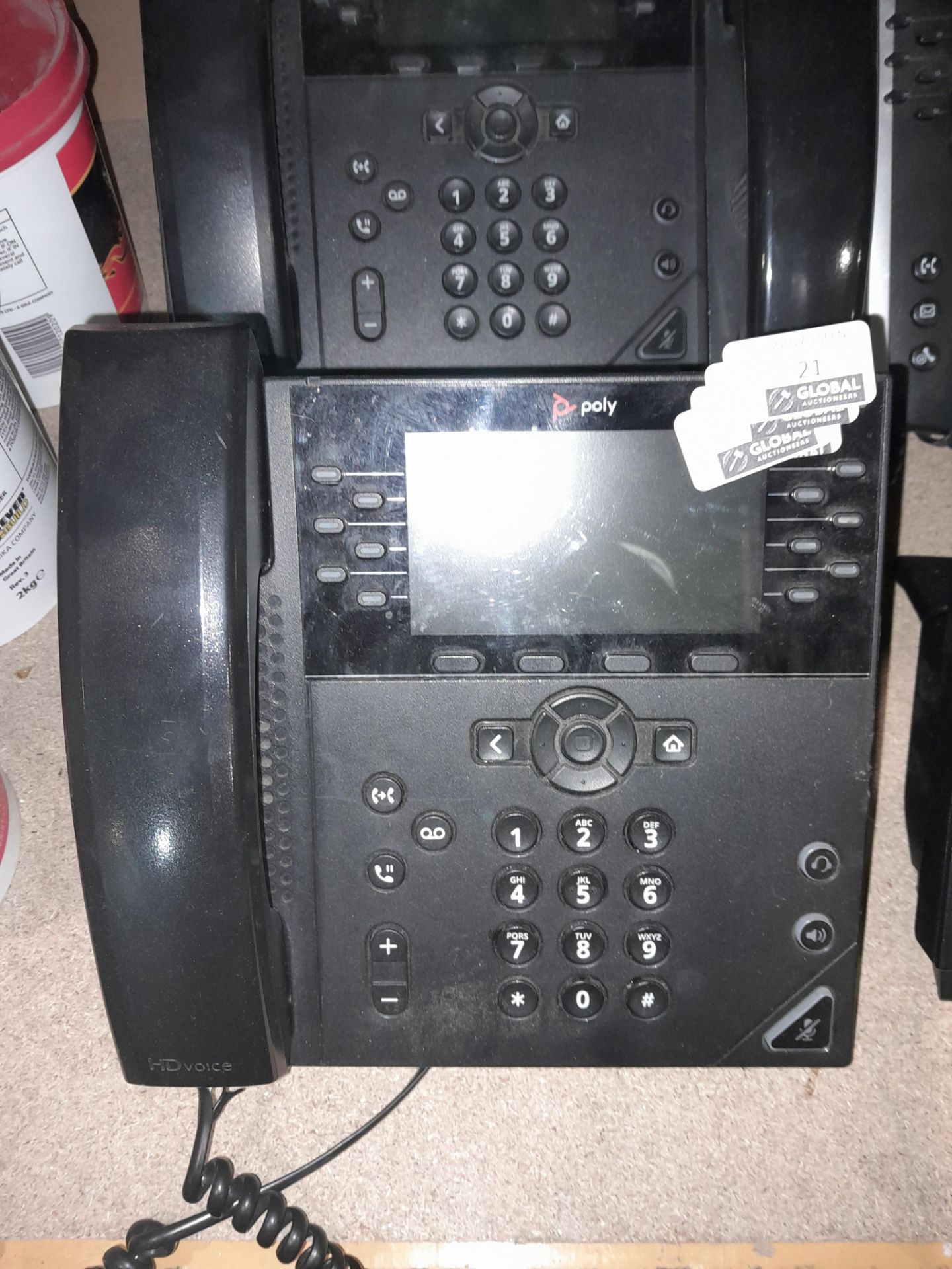 RRP £250 Polycom Ip Desk Phone, Vvx 450(Cr1) - Image 2 of 2