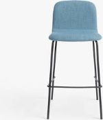 RRP £140 Wave Barstool In Blue(Cr1)