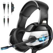 RRP £200 Boxed X3 Items Including Onikuma Professional Gaming Headset K6(Cr1)