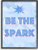 RRP £200 Brand New X2 Items Including ""Be The Spark"" Print