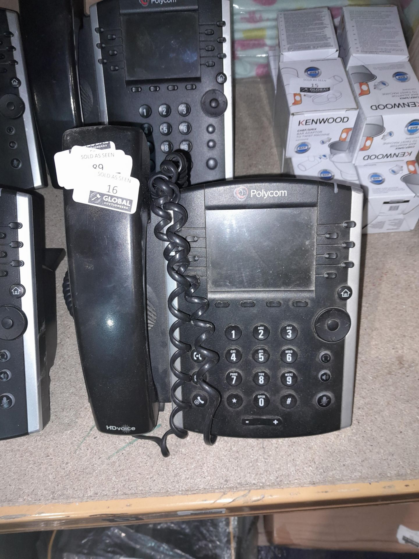 RRP £170 Polycom Ip Desk Phone, Vvx 411(Cr1) - Image 2 of 2