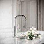 RRP £190 Boxed X3 Items Including Sofia Pull Out Kitchen Tap(Cr1)