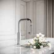 RRP £190 Boxed X3 Items Including Sofia Pull Out Kitchen Tap(Cr1)