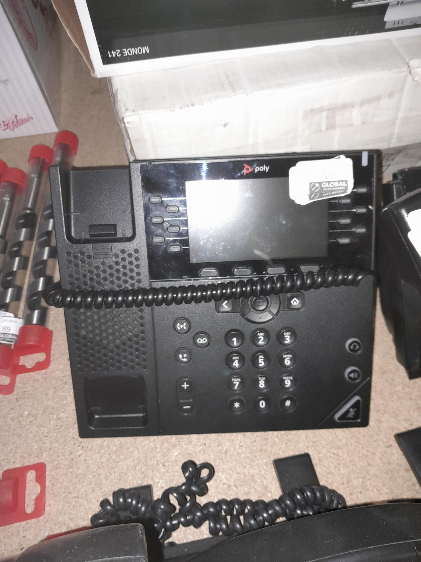 RRP £250 Polycom Ip Desk Phone, Vvx 450(Cr1) - Image 2 of 2