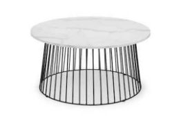 RRP £185 Brand New Boxed Broadway Round Coffee Table