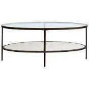 RRP £550 Ex Display Hudson Glass Coffee Table