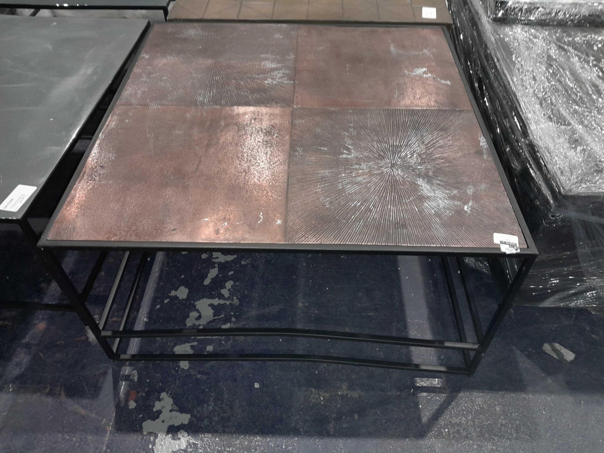 RRP £500 Ex Display Bronze Designed Coffee Table - Image 2 of 2