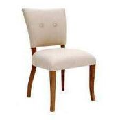 RRP £315 X2 Ex Display Croxley Chair In Cream