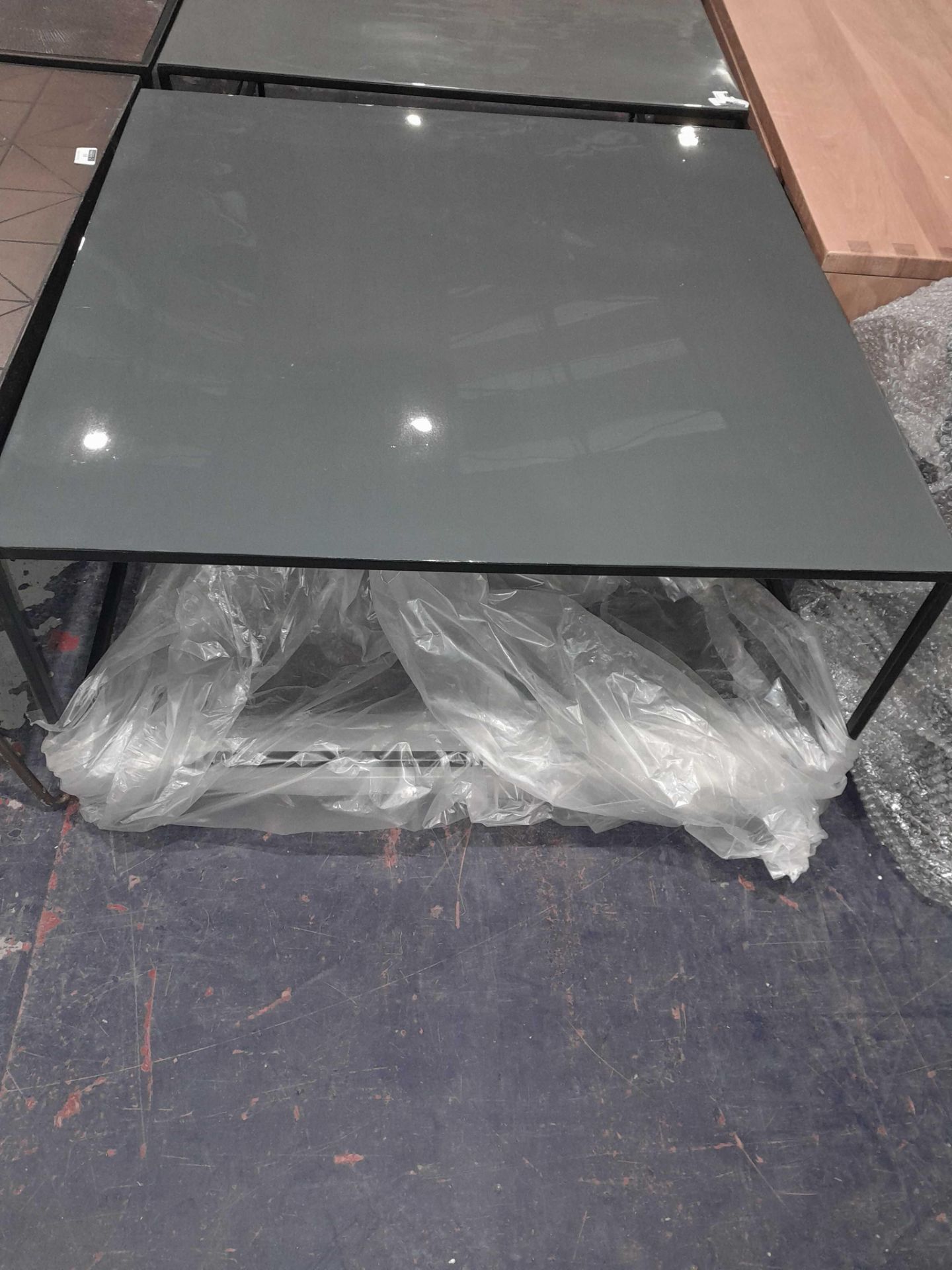 RRP £255 Ex Display Square Metal Coffee Table - Image 2 of 2