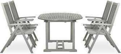 RRP £1000 Ex Display Round Garden Dining Table