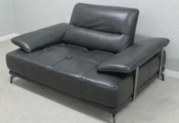 RRP £1400 Ex Display Leather Extra Large Armchair