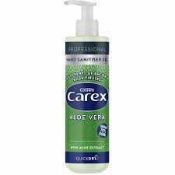 RRP £255 Mixed Items Including Carex Aloe Vera Hand Sanitiser Gel 100Ml