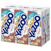 RRP £200 Assorted Yazoo Milkshakes Including Chocolate Flavour 5X(6X200Ml) Bb 12/23