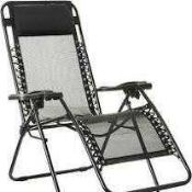 RRP £140 Brand New Amazon Basics Zero Gravity Chair Pair