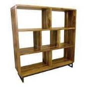 RRP £350 Ex Display Large Display Unit In Wooden Finish