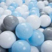RRP £120 Brand New Balls For Ballpit In Blue/Grey/White