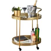 RRP £220 Like New Unboxed Drinks Trolley