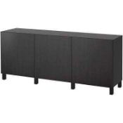 RRP £400 Like New Unboxed 3 Drawer Side Table