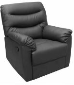 RRP £550 Ex Display Faux Leather Armchair