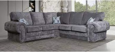 RRP £1450 Ex Display Fabric Corner Couch
