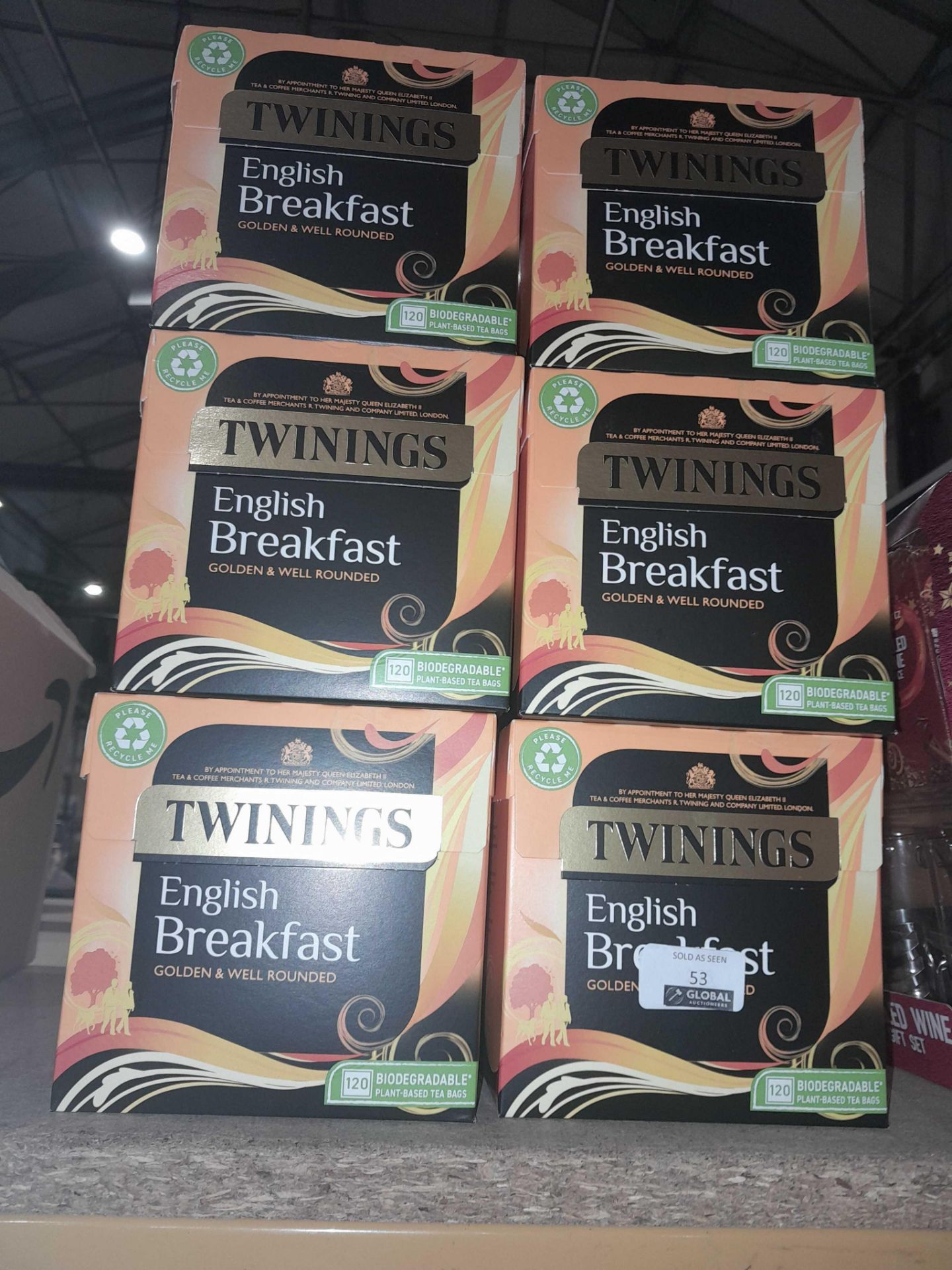 RRP £120 X18 Twinning English Breakfast Golden & Well Rounded 120 Tea Bags Bb 08/25 - Image 2 of 2