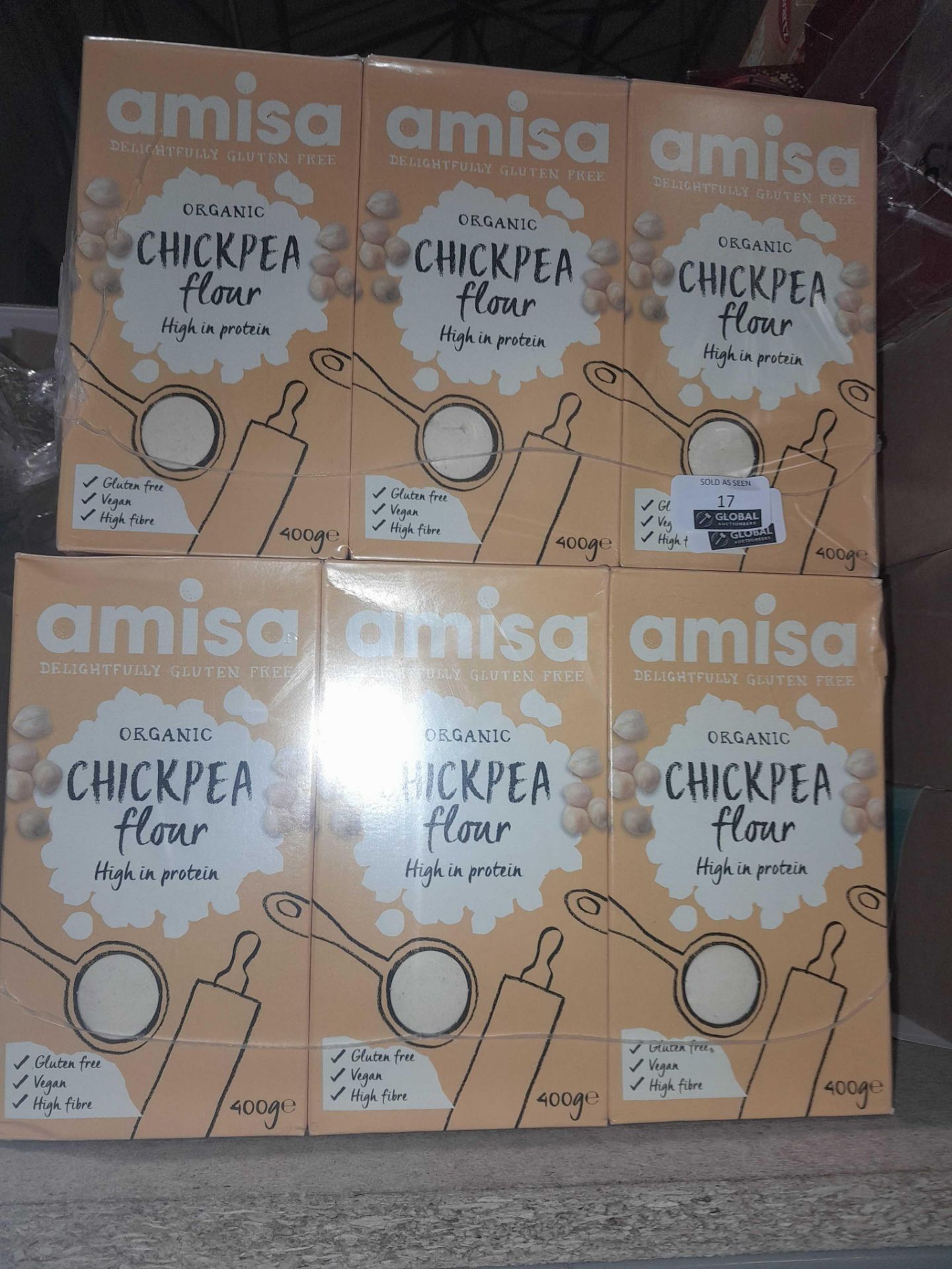 RRP £110 Boxed 5X3 Amisa Organic Chickpea Flour 400G Bbe-30.9.23 - Image 2 of 2