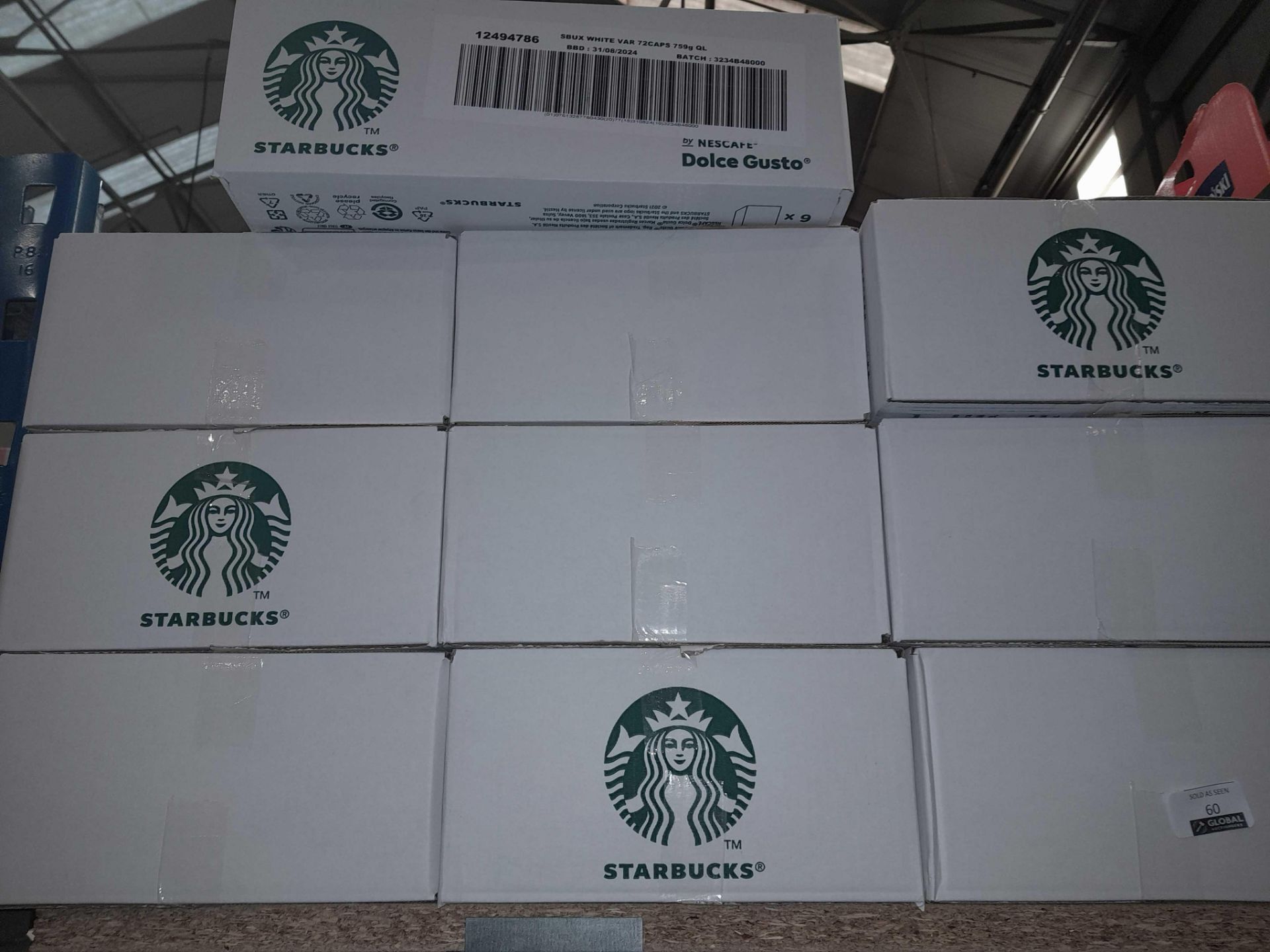 RRP £200 Lot Contains X10 Boxes Starbucks White Cup Variety Packs X72 Capsules, Bbe-31/08/24 - Image 2 of 2