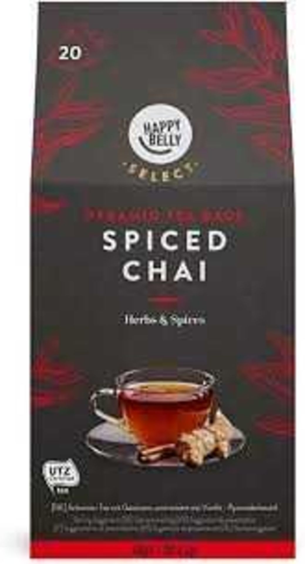 RRP £280 X14 Boxed Of Spiced Chai Utz Pyramids Tea Bags BBE- 9.23