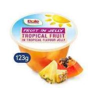 RRP £140 Assorted Lot To Contain- Dole Fruit In Jelly Tropical Fruit Bbe-15.7.2