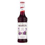 RRP £100 Assorted Lot To Contain- Monin Various Flavours Bbe-10.23 Violet & Pumpkin 1L