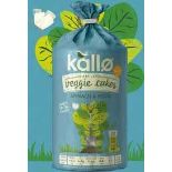 RRP £140 Kallo Items Including Kallo Veggie Cakes Spinach & Pesto 122G Bb 01/24, Kallo Foods Cakes