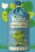 RRP £140 Kallo Items Including Kallo Veggie Cakes Spinach & Pesto 122G Bb 01/24, Kallo Foods Cakes