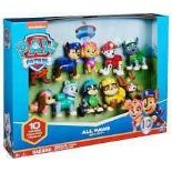 RRP £200 Assorted Lot To Contain- Paw Patrol Figures